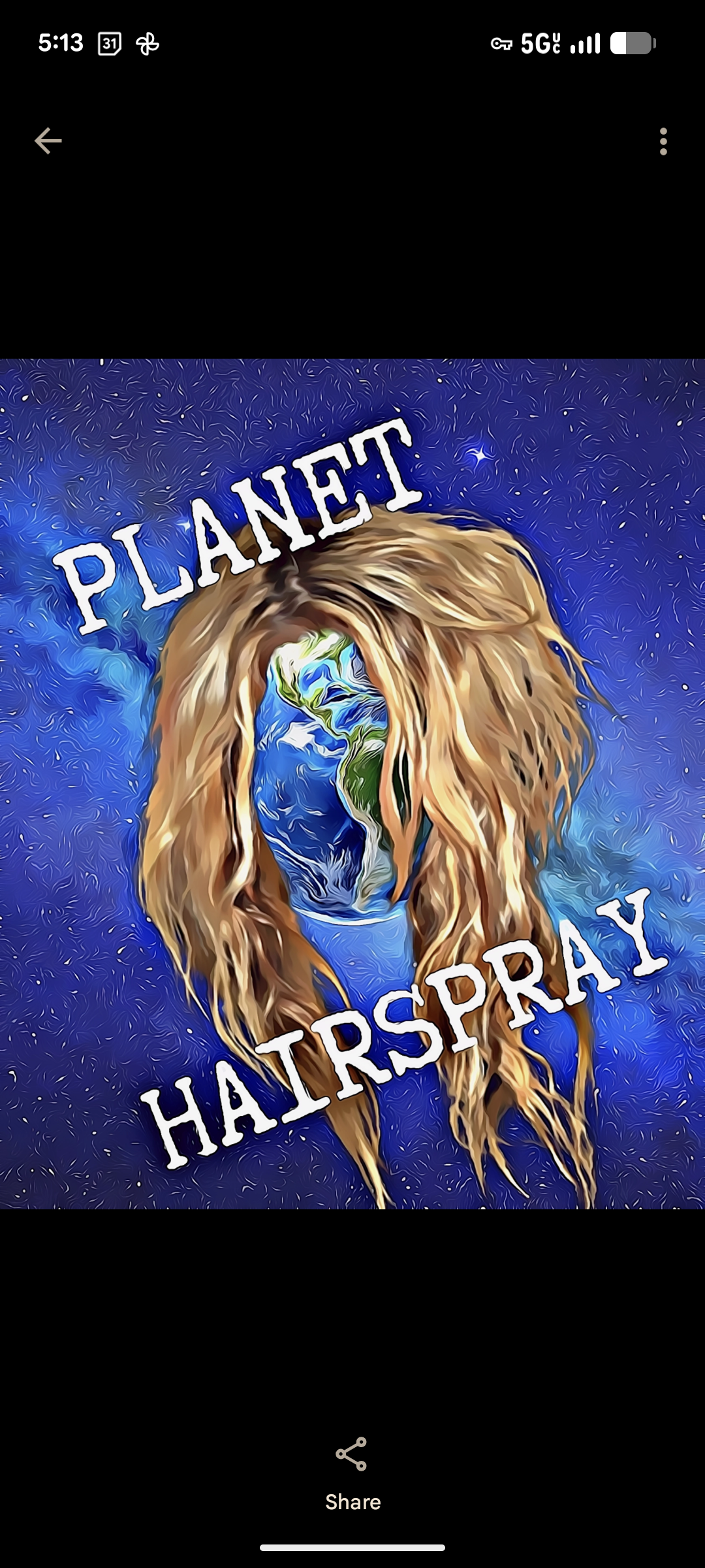 PLANET HAIRSPRAY  band photo